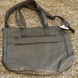 Jaclyn Smith Charcoal Shoulder Bag